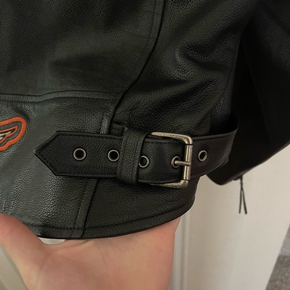 Mens Harley Davidson Leather Jacket 3XL - Picture 7 of 9